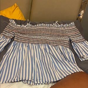 Off the shoulder shirt